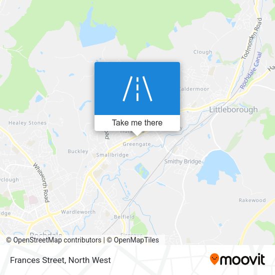 Frances Street map