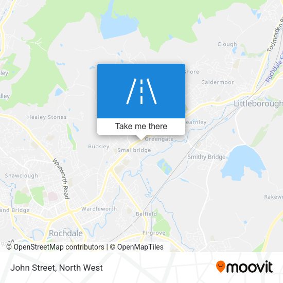 John Street map