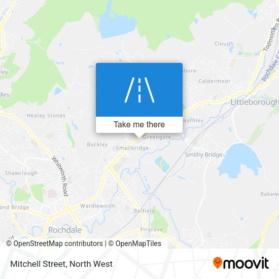 Mitchell Street map