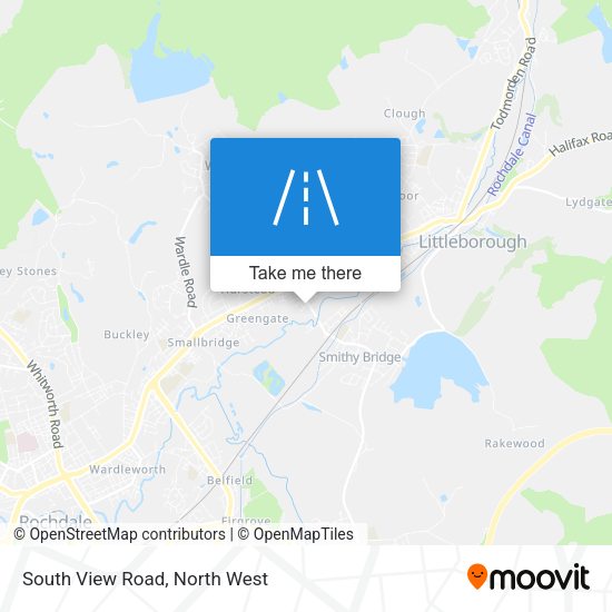 South View Road map