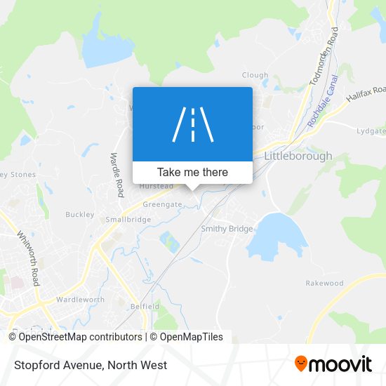 Stopford Avenue map