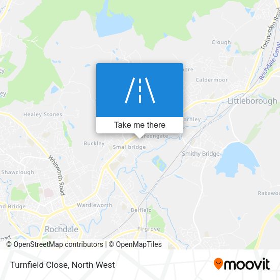 Turnfield Close map