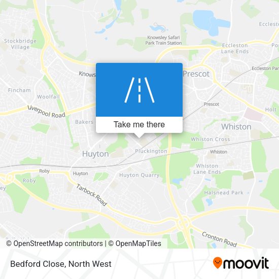 Bedford Close map
