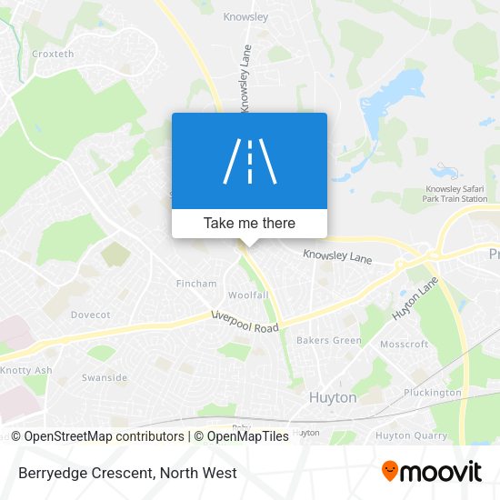 Berryedge Crescent map