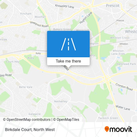 Birkdale Court map