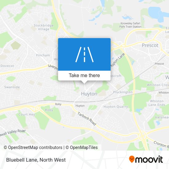 Bluebell Lane map