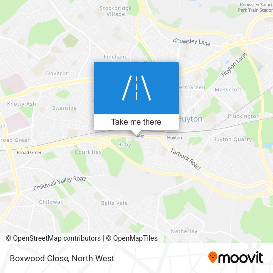 Boxwood Close map