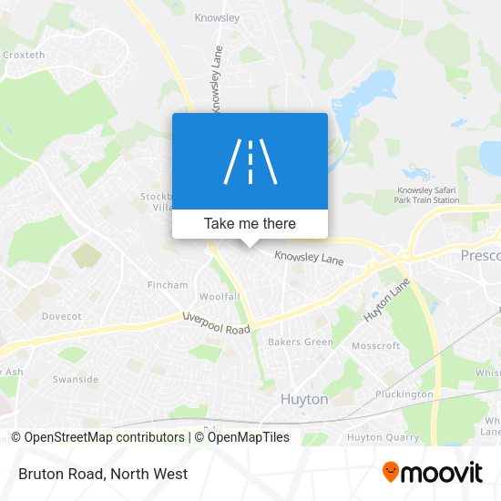 Bruton Road map