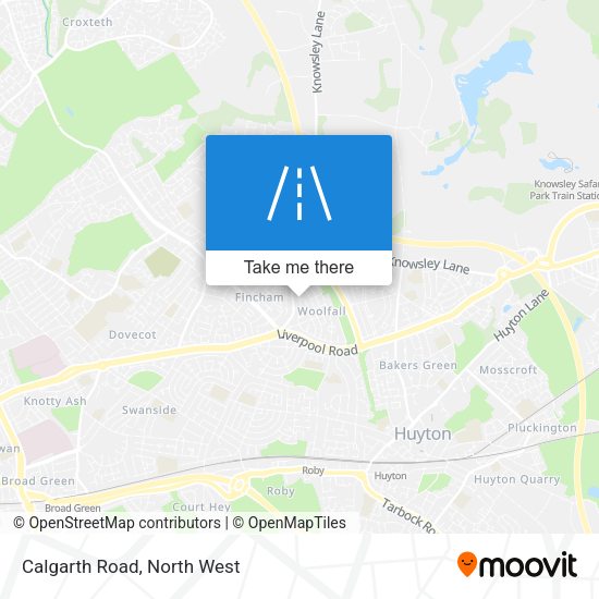 Calgarth Road map