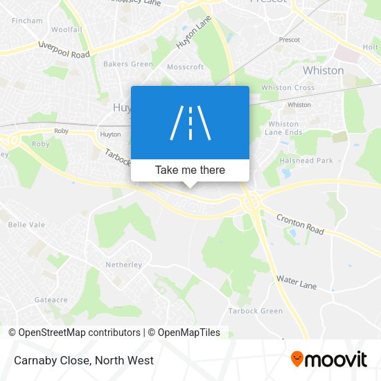 Carnaby Close map