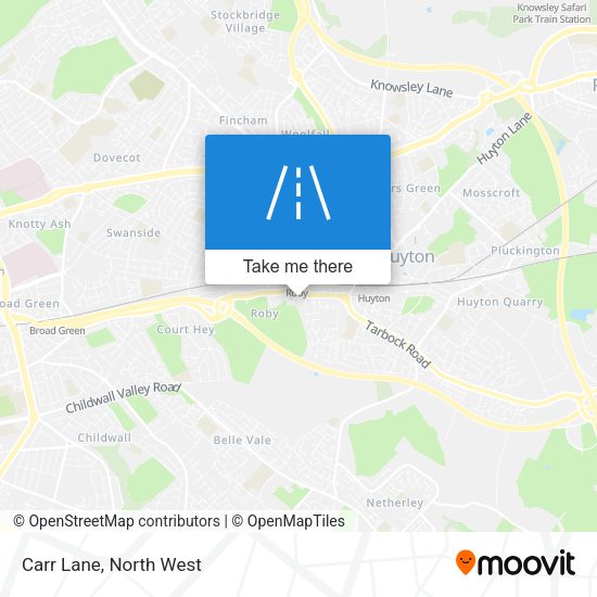 Carr Lane map