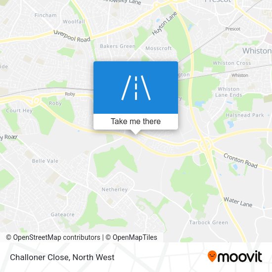 Challoner Close map