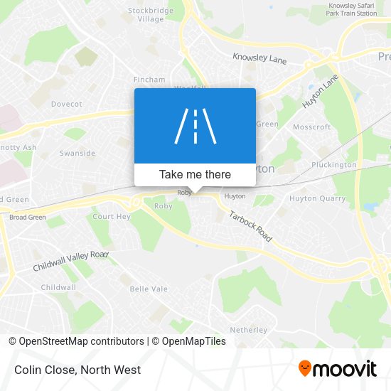 Colin Close map