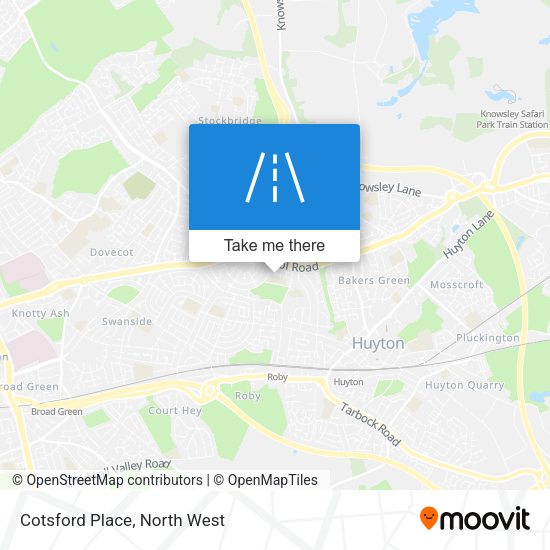 Cotsford Place map