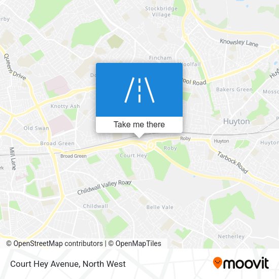 Court Hey Avenue map