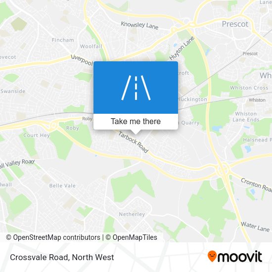 Crossvale Road map