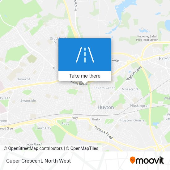Cuper Crescent map