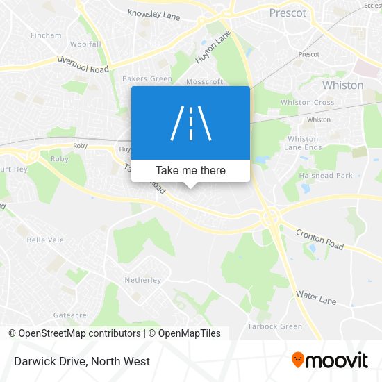 Darwick Drive map