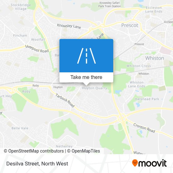 Desilva Street map