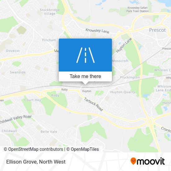 Ellison Grove map