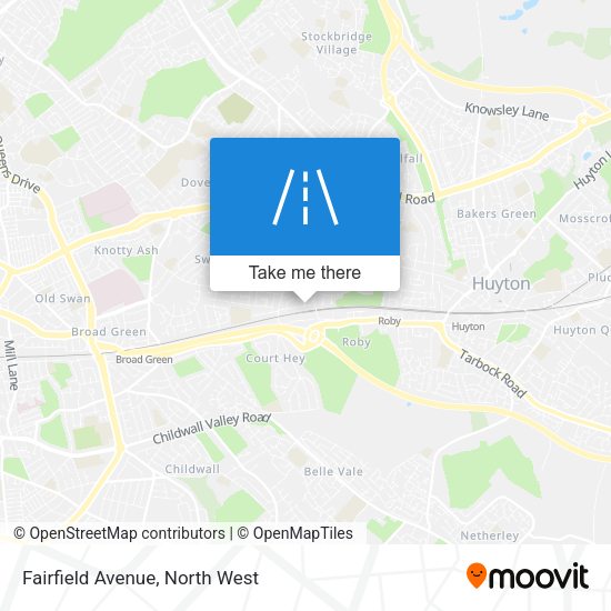 Fairfield Avenue map