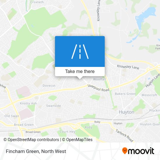 Fincham Green map