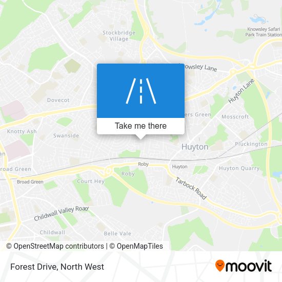 Forest Drive map