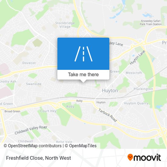 Freshfield Close map