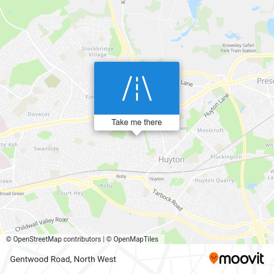 Gentwood Road map
