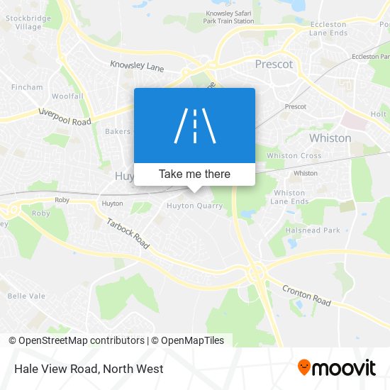 Hale View Road map