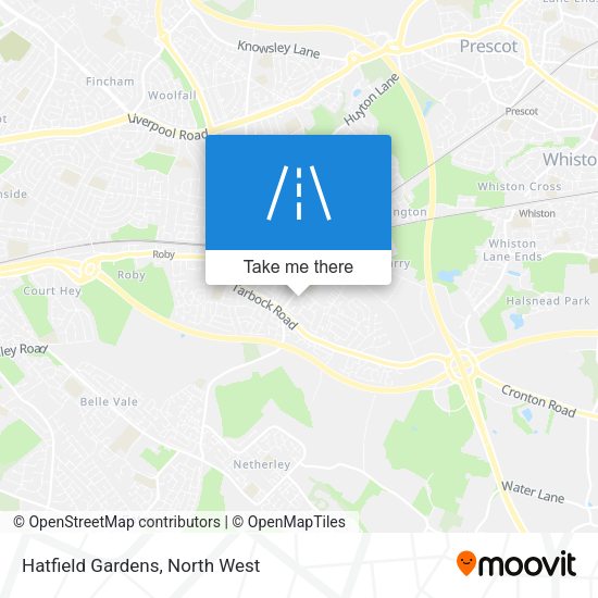 Hatfield Gardens map