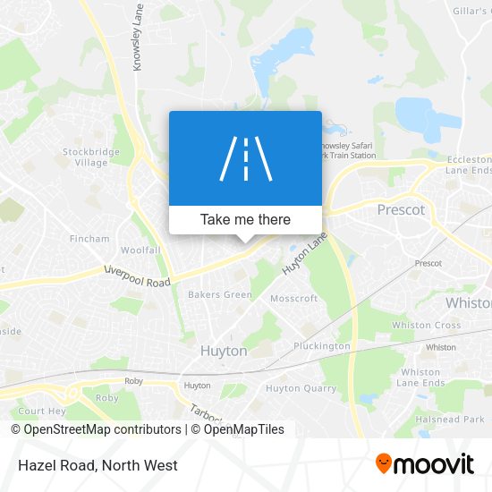 Hazel Road map