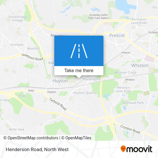 Henderson Road map