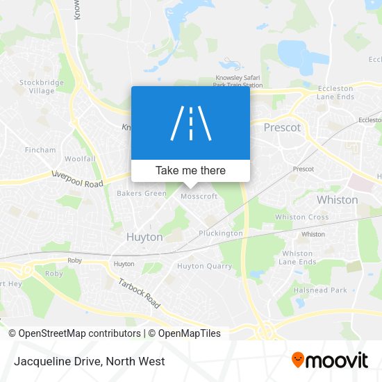 Jacqueline Drive map