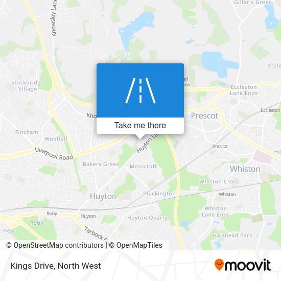 Kings Drive map