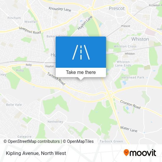 Kipling Avenue map