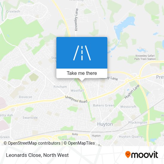 Leonards Close map
