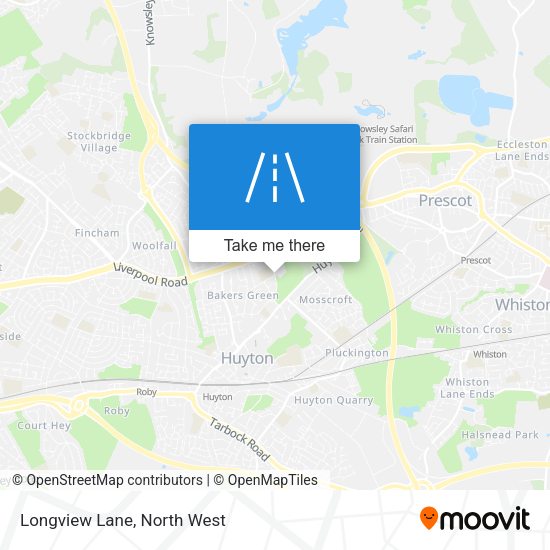Longview Lane map