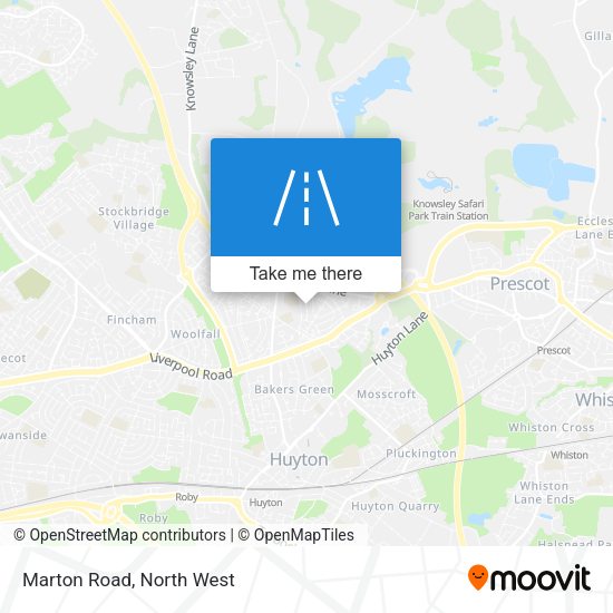 Marton Road map
