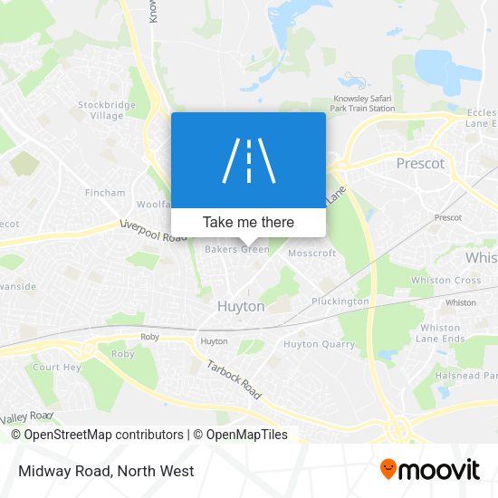 Midway Road map