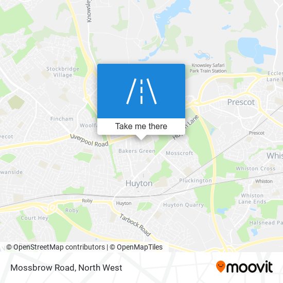 Mossbrow Road map