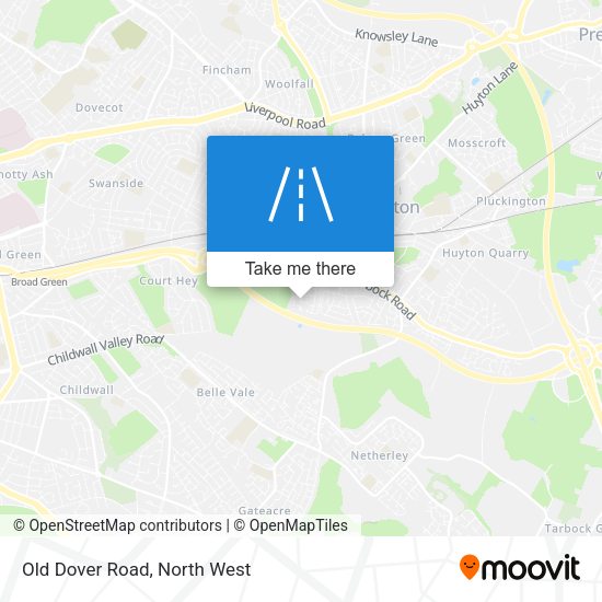 Old Dover Road map