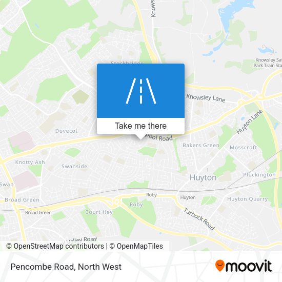 Pencombe Road map