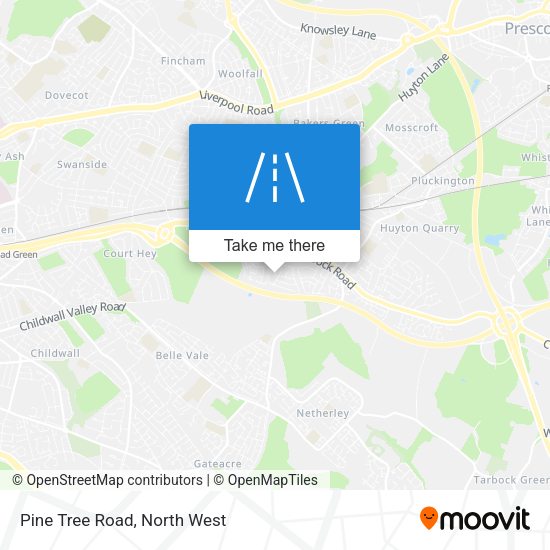 Pine Tree Road map