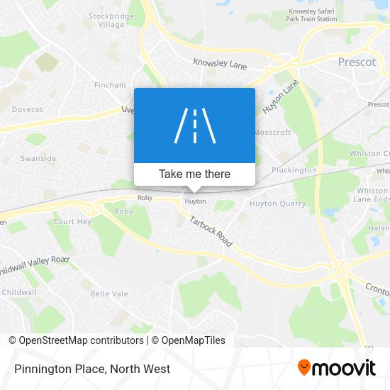 Pinnington Place map