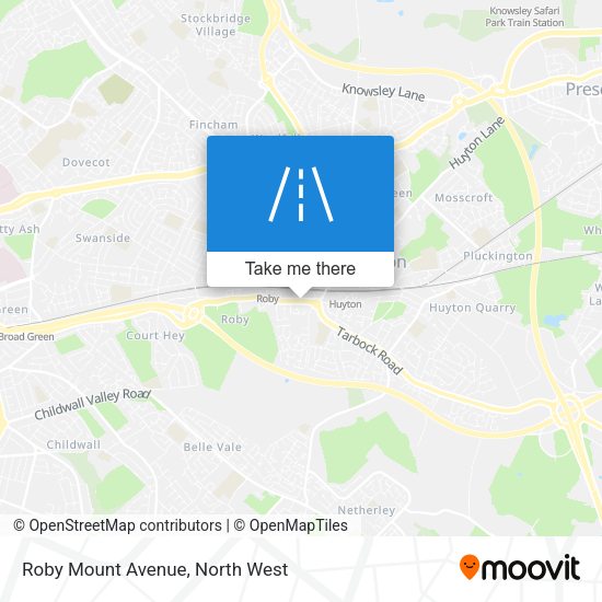 Roby Mount Avenue map