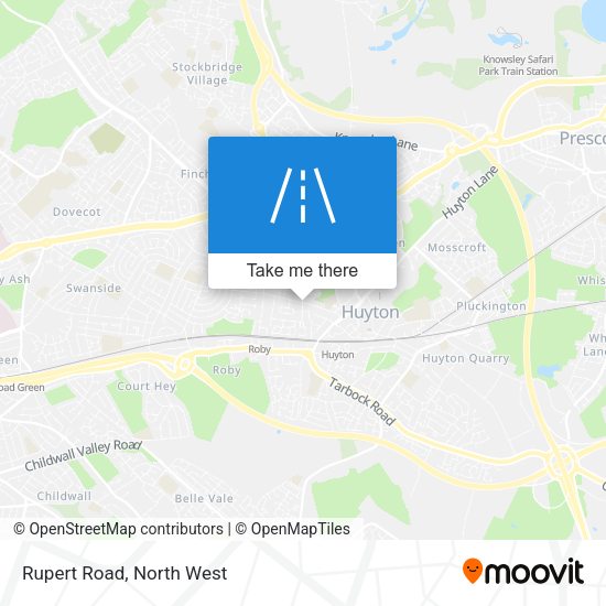 Rupert Road map