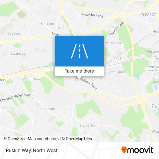 Ruskin Way map