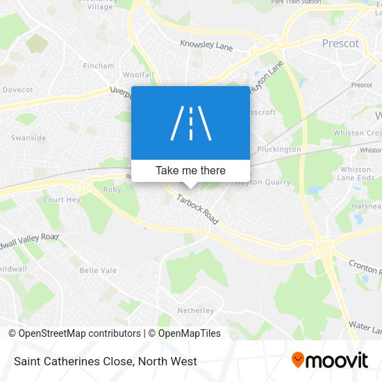 Saint Catherines Close map