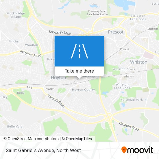 Saint Gabriel's Avenue map